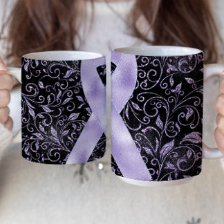 Perwinkle Awareness Ribbon Mug Design