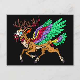 Peryton Zombie Postcard