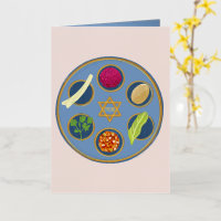 Pesach Seder Plate Happy Passover Jewish