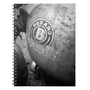 Pesaro Benelli vintage motorcycle Notebook