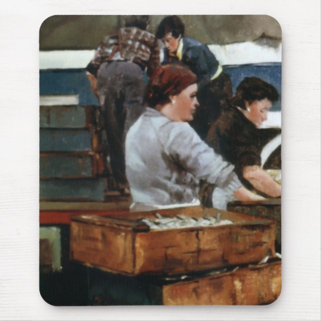 Pescaderas (Apunte)/Fishmongers (Sketch) Mouse Mat (Front)
