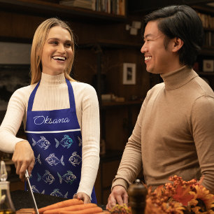 Pescatarian Pattern Apron