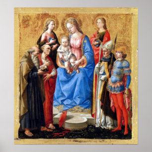 Pesellino (Francesco di Stefano) Madonna and Child Poster