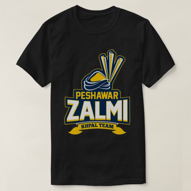 Peshawar Zalmi cricket team logo T-Shirt (Design Front)
