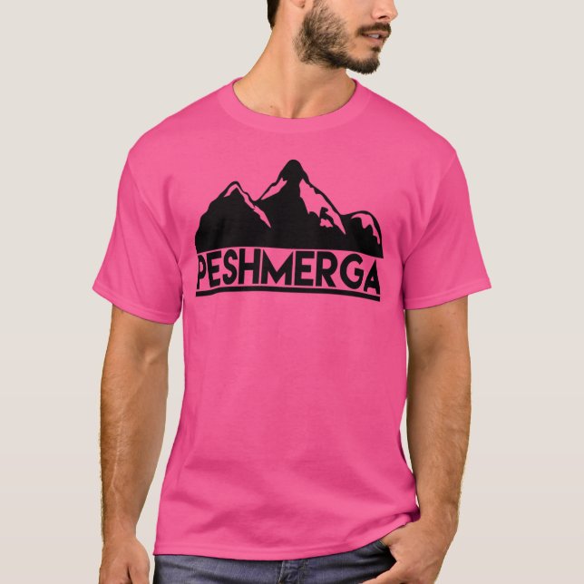 Peshmerga Baseball  Sleeve T-Shirt (Front)