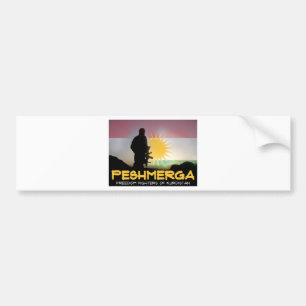 Peshmerga - FREEDOM FIGHTERS OF KURDISTAN Bumper Sticker