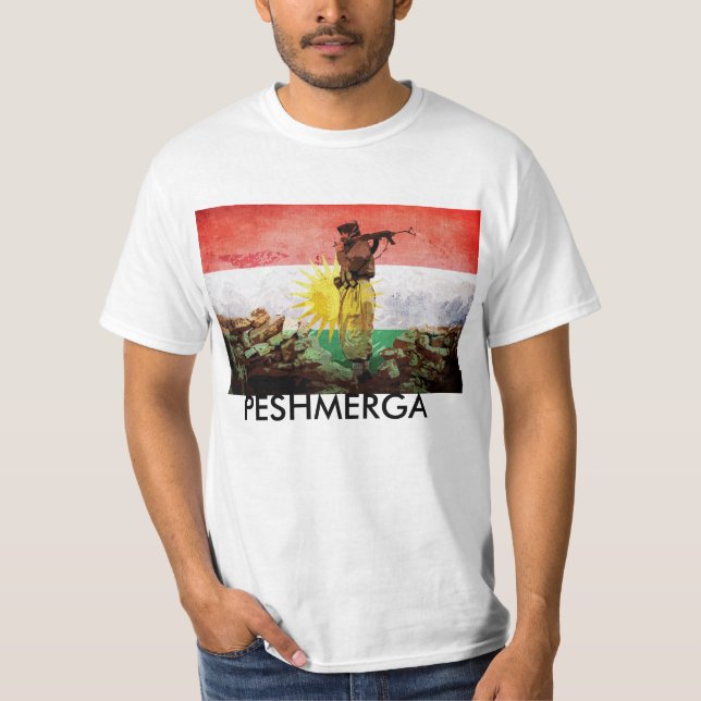 Peshmerga KURDISH FREEDOM FIGHTERS T-Shirt (Front)