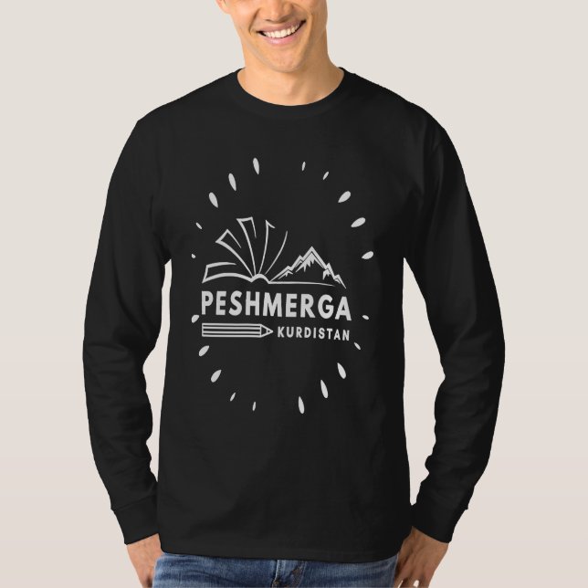 Peshmerga Kurdistan Mountain T-Shirt (Front)