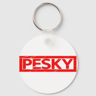 Pesky Stamp Key Ring