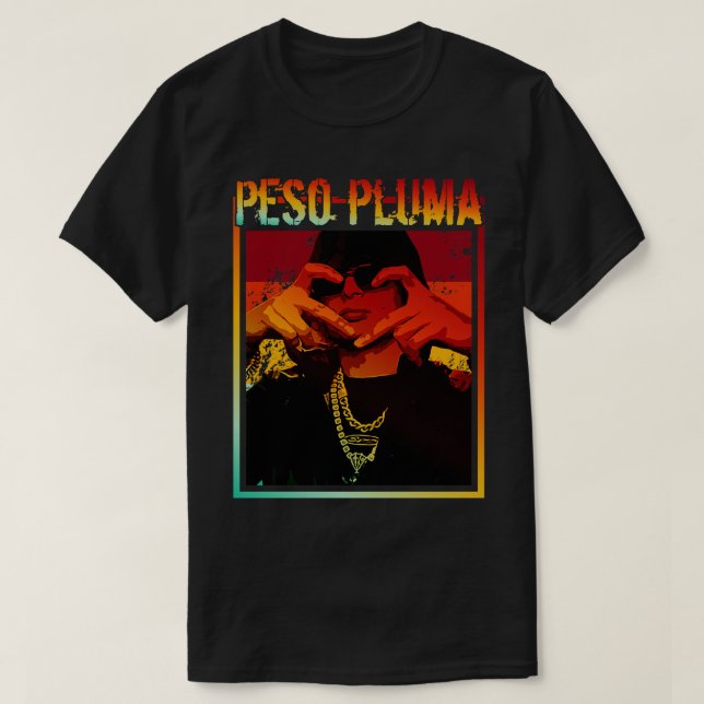 Peso pluma Retro poster T-Shirt (Design Front)