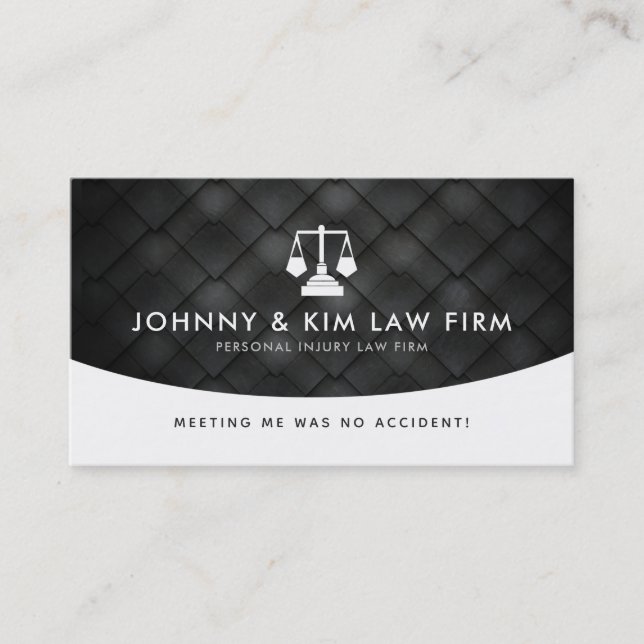 Pesonal Injury Law Firm Business Cards (Front)