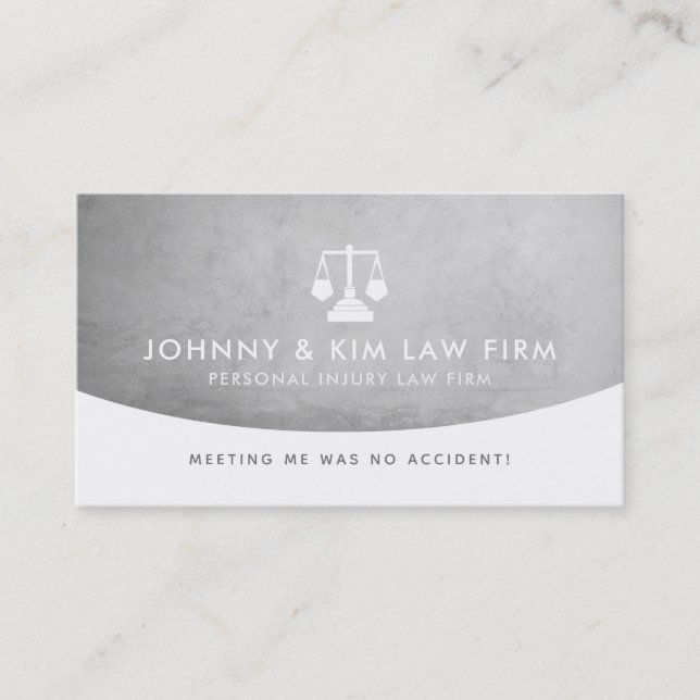 Pesonal Injury Law Firm Business Cards (Front)