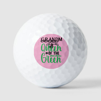 Pesonalised Queen of the Green Golf Balls