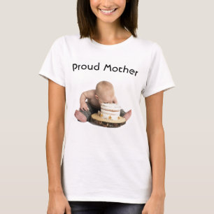 Pesonalize Proud Mother / Baby Eating Starfish T-Shirt