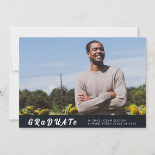 Pesonalized 2-Photo Graduation Card