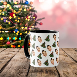 Pesonalized Christmas Mug with Your Face 