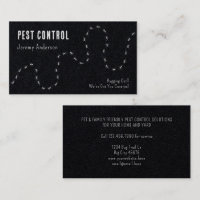 Pest Control Ants Bugs Modern Minimal Black 