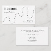 Pest Control Ants Bugs Modern Minimal Black White