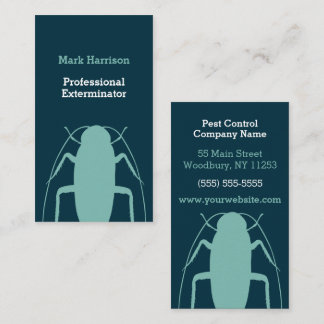 Pest Control Business Card