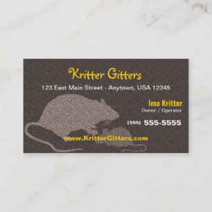 Pest Control Business Card