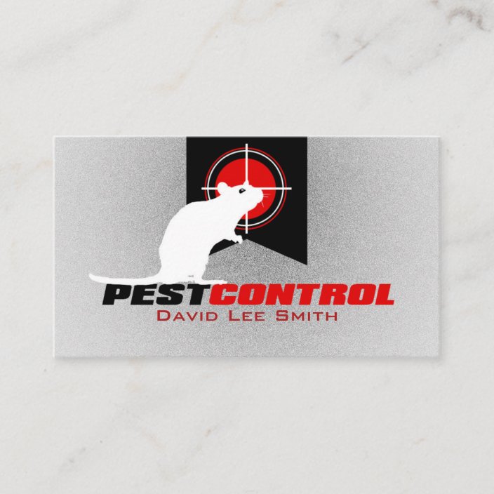 Pest control business card Zazzle.co.uk