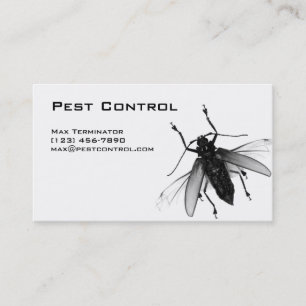 Pest Control Business Card Fly