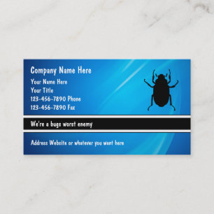Pest Control Business Cards