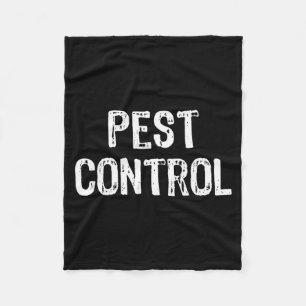 Pest Control Costume Halloween Easy Funny Fleece Blanket