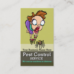 Pest Control.Exterminator.Bug Control.Customisable Appointment Card