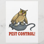 Pest Control Flyer<br><div class="desc">Show your violent side with this sarcastic and humourous design.</div>