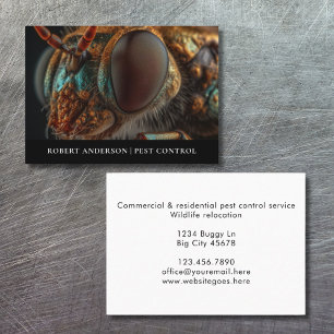 Pest Control Insect Exterminator Bug Photo Business Card