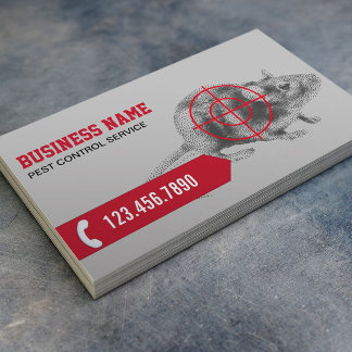 Pest Control Professional Exterminator Business Card