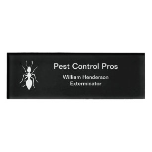 Pest Control Professional Name Tags