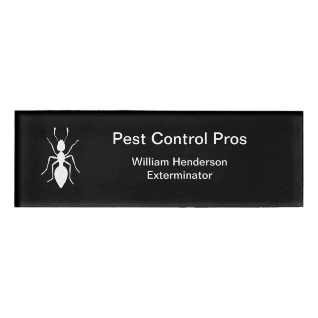 Pest Control Professional Name Tags (Front)