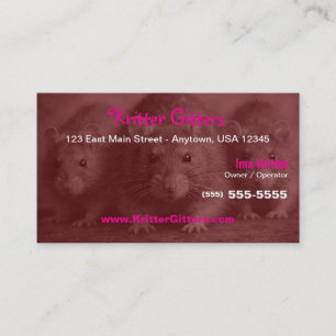 Pest Control   Rat & Rodent Control  Business Card