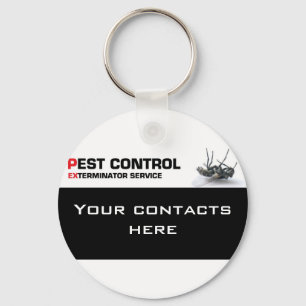 Pest control service key ring