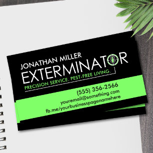 Pest Control Services - Exterminator Business Card