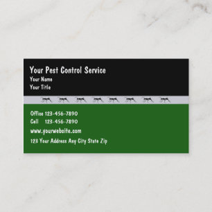 Pest Controll Business Cards