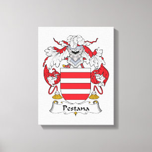 Pestana Family Crest Canvas Print