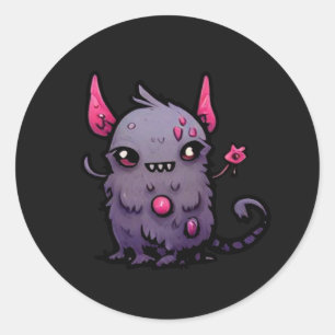 Pestilence Kitty Sticker – Creepy Cute Plague Cat 