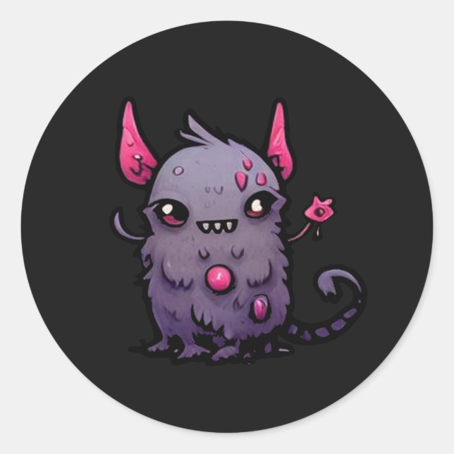 Pestilence Kitty Sticker – Creepy Cute Plague Cat  (Front)