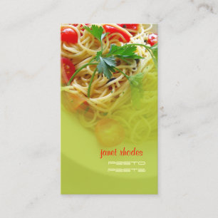 Pesto Pasta + restaurant business cards