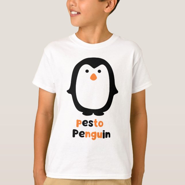 pesto penguin kids T-Shirt (Front)
