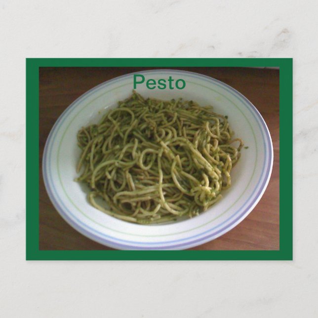Pesto Recipe Postcards (Front)
