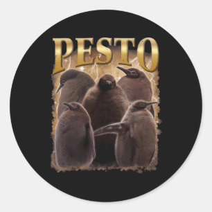 Pesto The Penguin Funny Ba1 Classic Round Sticker