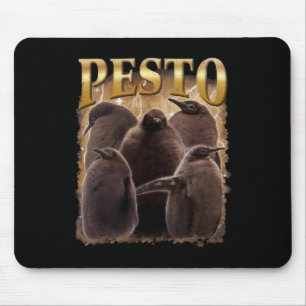 Pesto The Penguin Funny Ba1  Mouse Mat