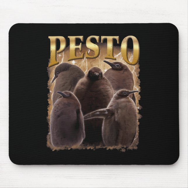 Pesto The Penguin Funny Ba1  Mouse Mat (Front)