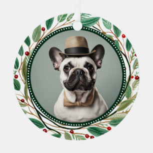 Pet 2 Photo 1st Christmas  Metal Tree Decoration