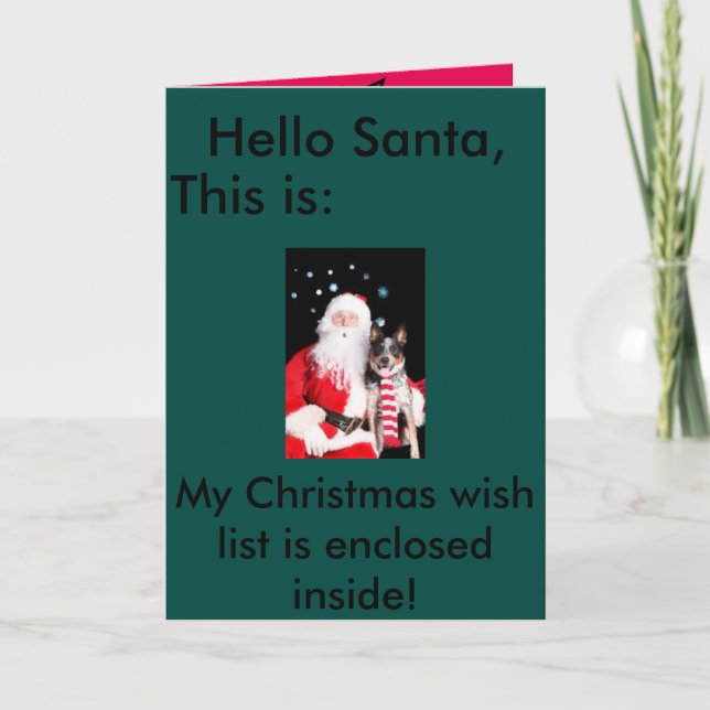 Pet a friend Christmas card (Front)