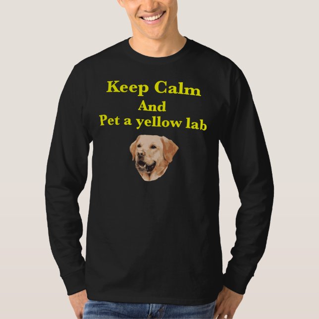 Pet A Yellow Lab 2 T-Shirt (Front)